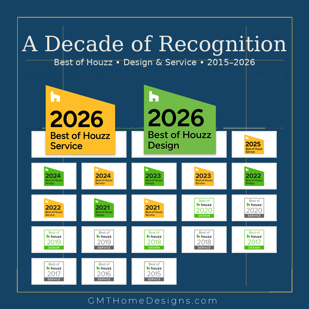 GMT Home Designs Wins Best of Houzz 2026 for Design and Customer Service